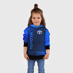 Толстовка-худи детская TOYOTA ТОЙОТА, цвет: 3D-черный — фото 2