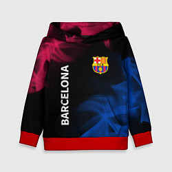 Толстовка-худи детская BARCELONA БАРСЕЛОНА, цвет: 3D-красный