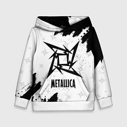 Толстовка-худи детская METALLICA МЕТАЛЛИКА, цвет: 3D-белый