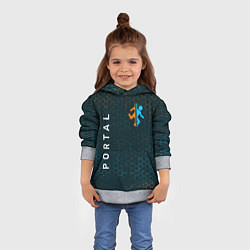 Толстовка-худи детская PORTAL ПОРТАЛ, цвет: 3D-меланж — фото 2