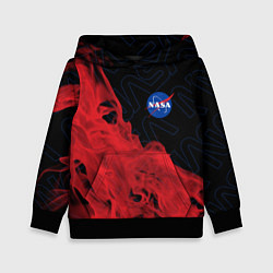 Толстовка-худи детская NASA НАСА, цвет: 3D-черный