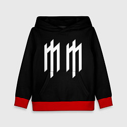 Толстовка-худи детская Marilyn Manson, цвет: 3D-красный