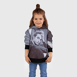 Толстовка-худи детская Роберт Паттинсон, цвет: 3D-черный — фото 2