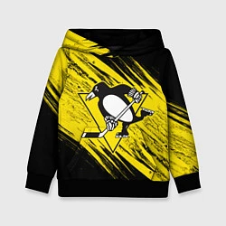 Толстовка-худи детская Pittsburgh Penguins Sport, цвет: 3D-черный