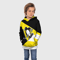 Толстовка-худи детская Pittsburgh Penguins Exclusive, цвет: 3D-белый — фото 2