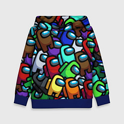 Толстовка-худи детская Among us, цвет: 3D-синий