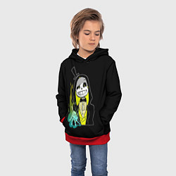 Толстовка-худи детская UNDERTALE, цвет: 3D-красный — фото 2