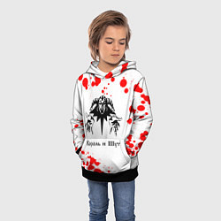 Толстовка-худи детская КОРОЛЬ И ШУТ, цвет: 3D-черный — фото 2