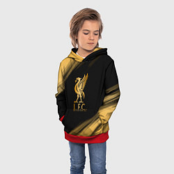 Толстовка-худи детская Liverpool Ливерпуль, цвет: 3D-красный — фото 2