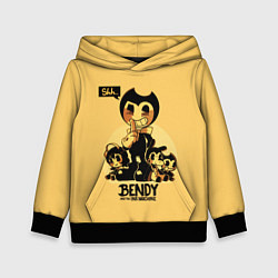 Толстовка-худи детская Bendy And The Ink Machine, цвет: 3D-черный