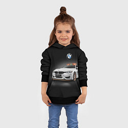 Толстовка-худи детская Safety car, цвет: 3D-черный — фото 2