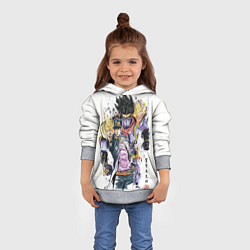 Толстовка-худи детская JOJO, цвет: 3D-меланж — фото 2