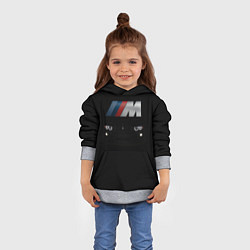 Толстовка-худи детская BMW M, цвет: 3D-меланж — фото 2