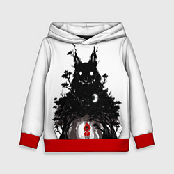 Толстовка-худи детская Красная шапочка, цвет: 3D-красный