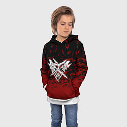 Толстовка-худи детская Velial Squad, цвет: 3D-белый — фото 2