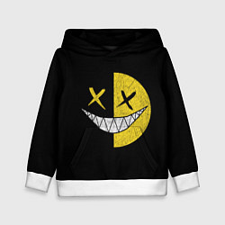 Толстовка-худи детская SMILE, цвет: 3D-белый