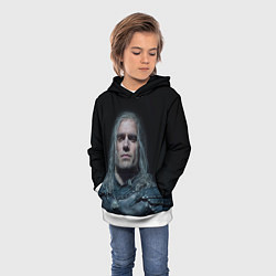 Толстовка-худи детская Ведьмак 2 сезон, цвет: 3D-белый — фото 2