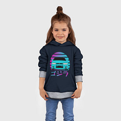 Толстовка-худи детская Skyline R33, цвет: 3D-меланж — фото 2