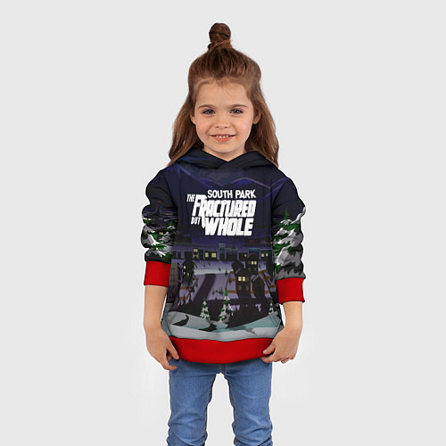 Детская толстовка Южный Парк South Park / 3D-Красный – фото 4