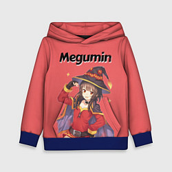 Толстовка-худи детская Megumin, цвет: 3D-синий