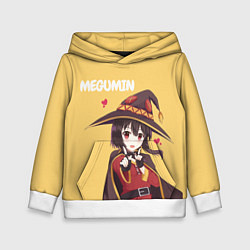 Толстовка-худи детская Megumin, цвет: 3D-белый