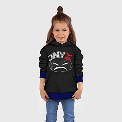Толстовка-худи детская Onyx, цвет: 3D-синий — фото 2