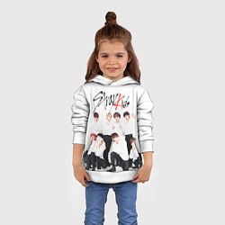 Толстовка-худи детская STRAY KIDS, цвет: 3D-белый — фото 2
