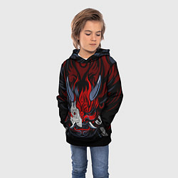 Толстовка-худи детская SAMURAI LVL UP, цвет: 3D-черный — фото 2
