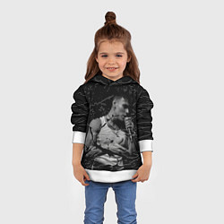 Толстовка-худи детская NILETTO, цвет: 3D-белый — фото 2