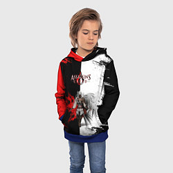 Толстовка-худи детская ASSASSINS CREED, цвет: 3D-синий — фото 2