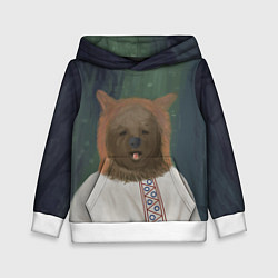 Толстовка-худи детская Ужас советских детей, цвет: 3D-белый