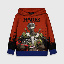 Толстовка-худи детская Hades - Арес, цвет: 3D-синий