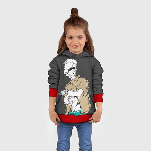 Детская толстовка Годжо Магическая Битва / 3D-Красный – фото 4