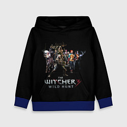 Толстовка-худи детская THE WITCHER ВЕДЬМАК 3, цвет: 3D-синий