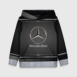 Толстовка-худи детская MERCEDES BENZ МЕРСЕДЕС БЕНЗ, цвет: 3D-меланж