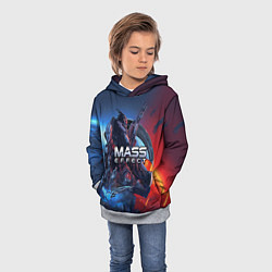 Толстовка-худи детская Mass EFFECT Legendary ed, цвет: 3D-меланж — фото 2