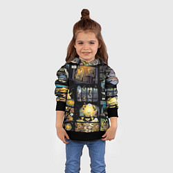 Толстовка-худи детская LITTLE NIGHTMARES, цвет: 3D-черный — фото 2