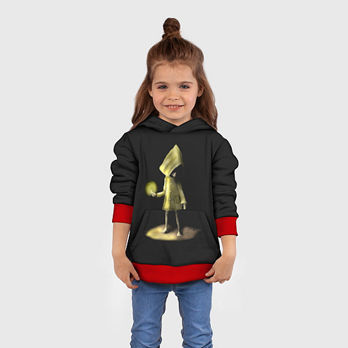 Детская толстовка Little Nightmares 2 / 3D-Красный – фото 4