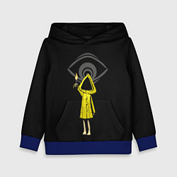 Толстовка-худи детская Little Nightmares 2, цвет: 3D-синий