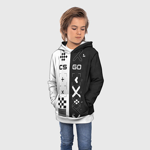 Детская толстовка Printstream Поток информации / 3D-Белый – фото 3