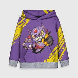 Толстовка-худи детская Лион Dota 2, цвет: 3D-меланж