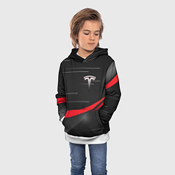 Толстовка-худи детская TESLA ABSTRACT ТЕСЛА СПОРТ, цвет: 3D-белый — фото 2
