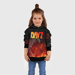 Толстовка-худи детская DAYZ ДЕЙЗИ, цвет: 3D-черный — фото 2