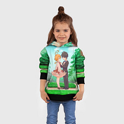Толстовка-худи детская Обещанный Неверленд, цвет: 3D-черный — фото 2