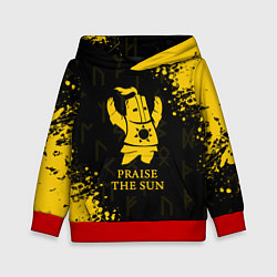 Толстовка-худи детская DARK SOULS ТЁМНЫЕ ДУШИ, цвет: 3D-красный