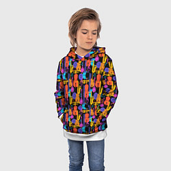 Толстовка-худи детская Джаз, цвет: 3D-белый — фото 2