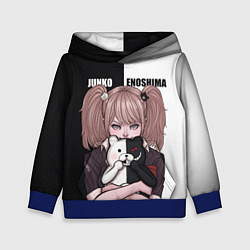 Толстовка-худи детская MONOKUMA JUNKO, цвет: 3D-синий