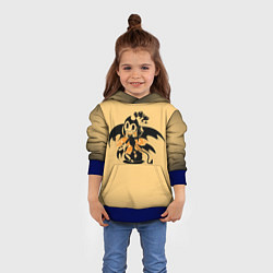 Толстовка-худи детская Bendy, цвет: 3D-синий — фото 2