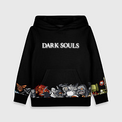 Толстовка-худи детская 8bit Dark Souls, цвет: 3D-черный