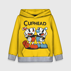 Толстовка-худи детская CUPHEAD, цвет: 3D-меланж